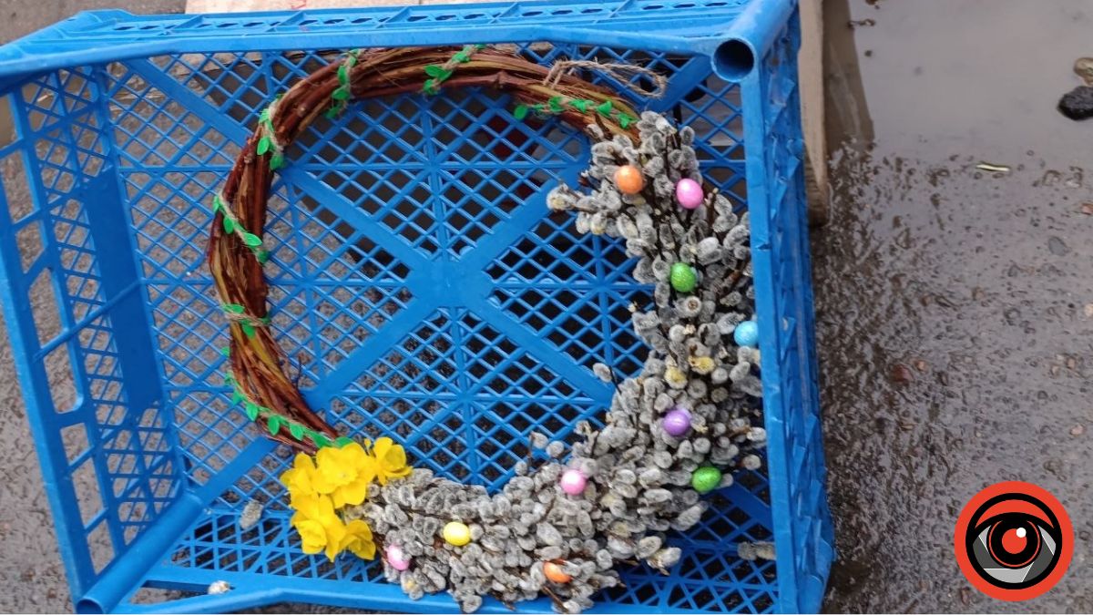 Вербові букетики на ринку у Калуші