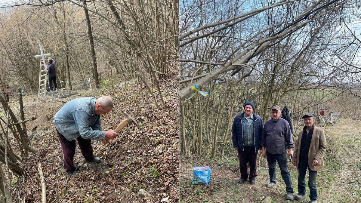 У селі на Рожнятівщині мешканці прибрали криївку