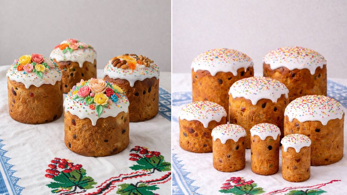 Донеччанка випікає паски на Калущині