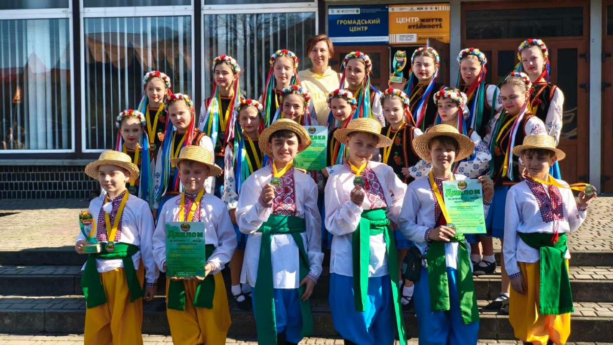 Колектив Пролісок 2 перші місця у Вигоді