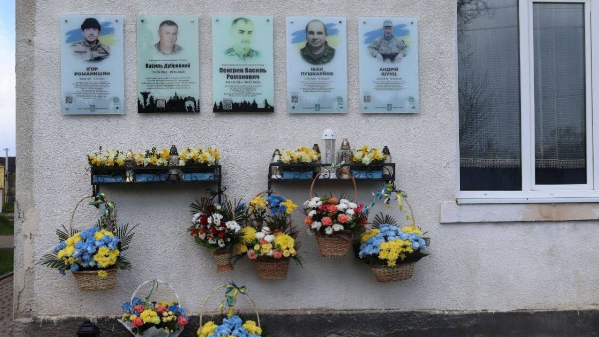 У Рахині відкрили меморіальні дошки