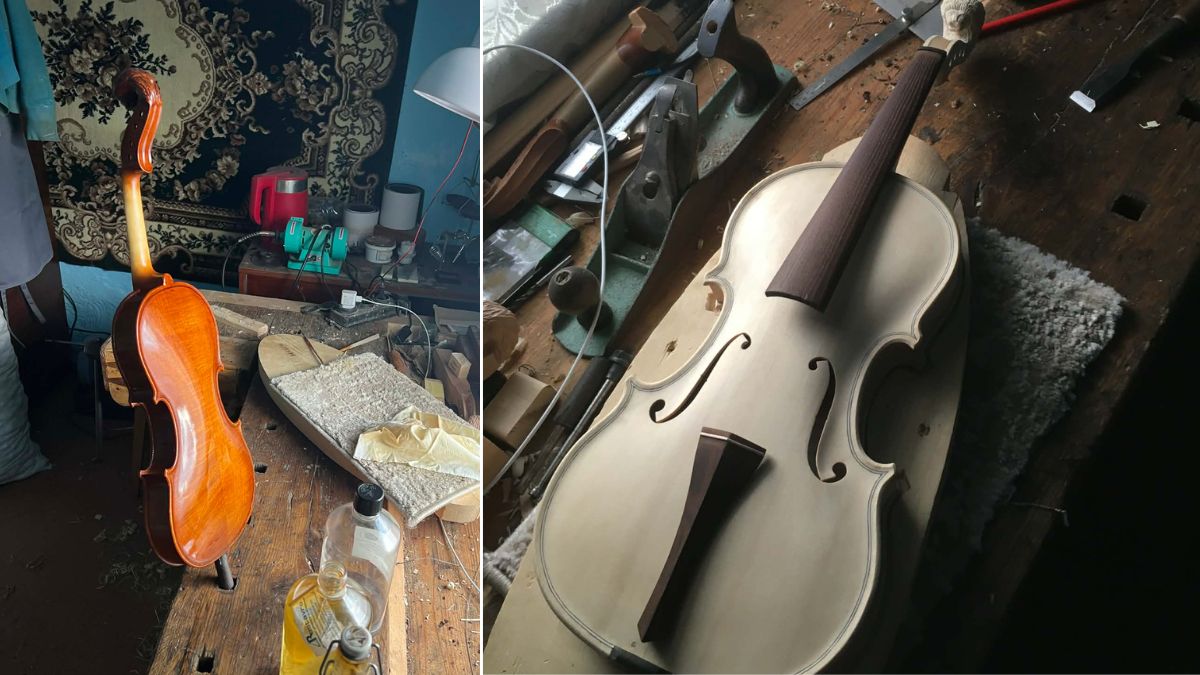 Майстер з Калущини виготовляє скрипки