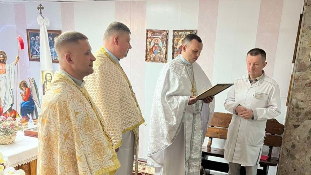 У Рожнятові освятили кабінет капелана