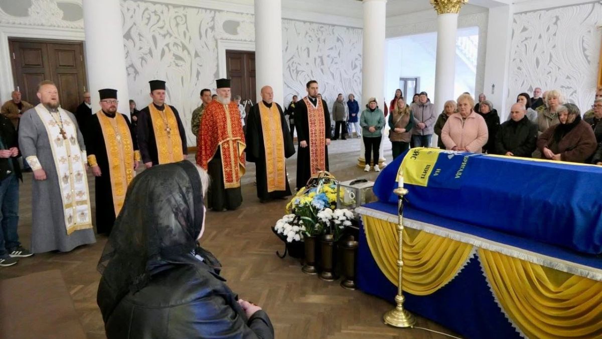 Похорон Героя Скворцова у Калуші