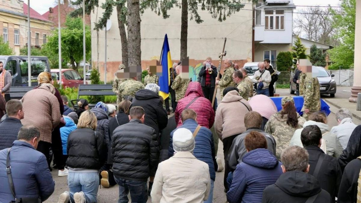Похорон Героя Скворцова у Калуші
