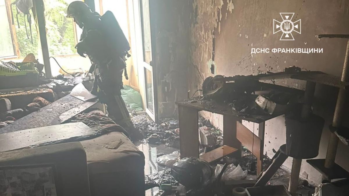 У Франківську горіла багатоповерхівка