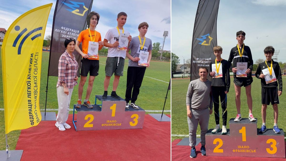 Рожнятівські легкоатлети низка перемог на Чемпіонаті