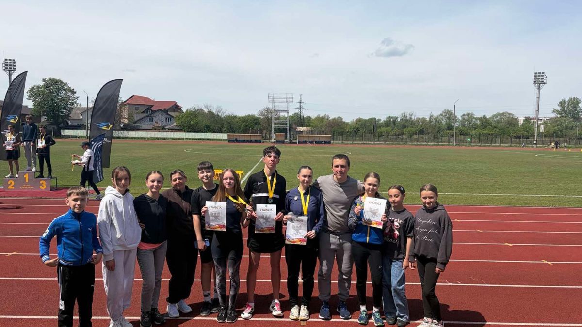 Рожнятівські легкоатлети низка перемог на Чемпіонаті