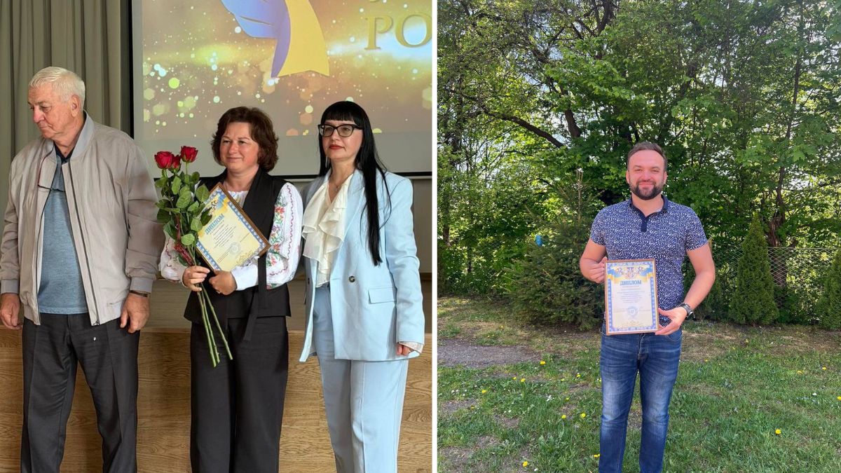 Вчителі з Рожнятова отримали дипломи Вчитель року-2026