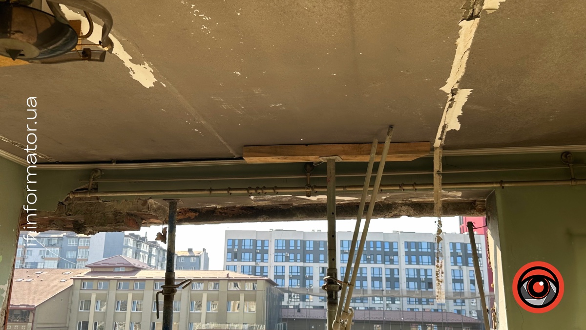 У Франківську пояснили затримку відновлення будинку на Коновальця після атаки дрона