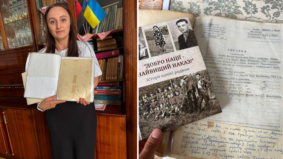 Активістка відвідала доньку героїв УПА