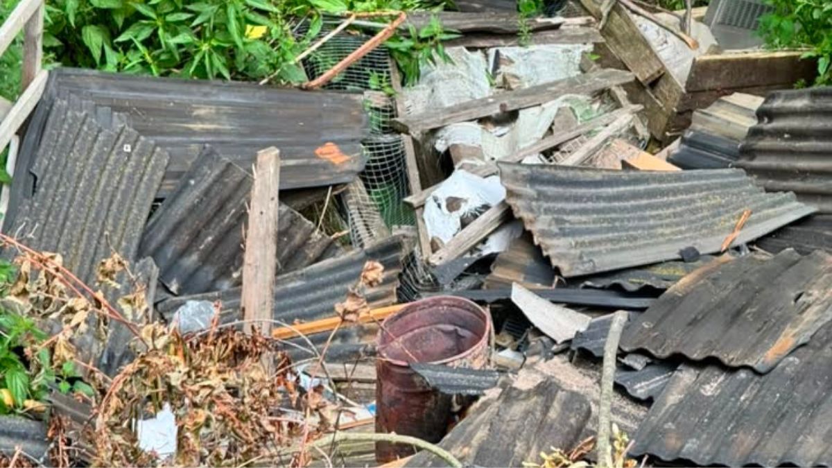 У селі Підліски люди вимагають прибрати сміття з потічка