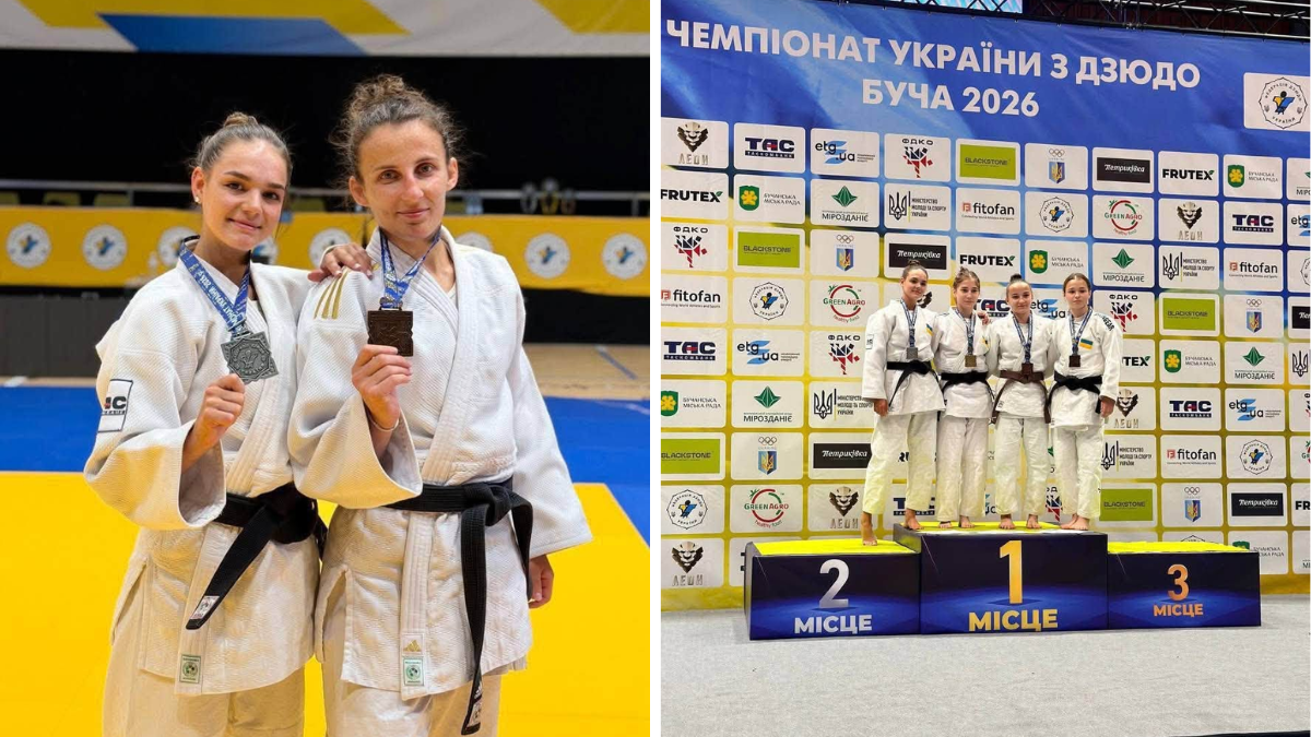 Прикарпатські дзюдоїсти вибороли п’ять медалей чемпіонату України