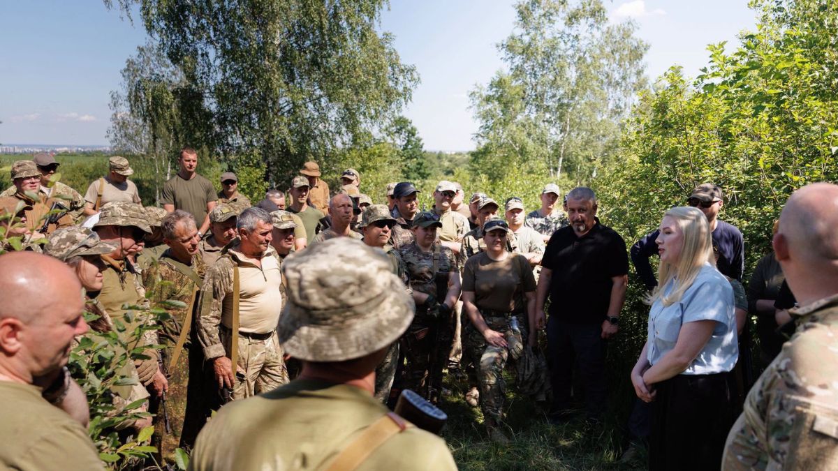 На Прикарпатті педагоги вчили "Захист України"