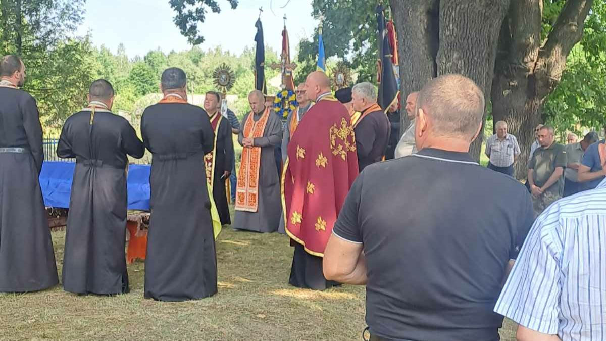 Похорон захисника Андрія Даниліва на Калущині