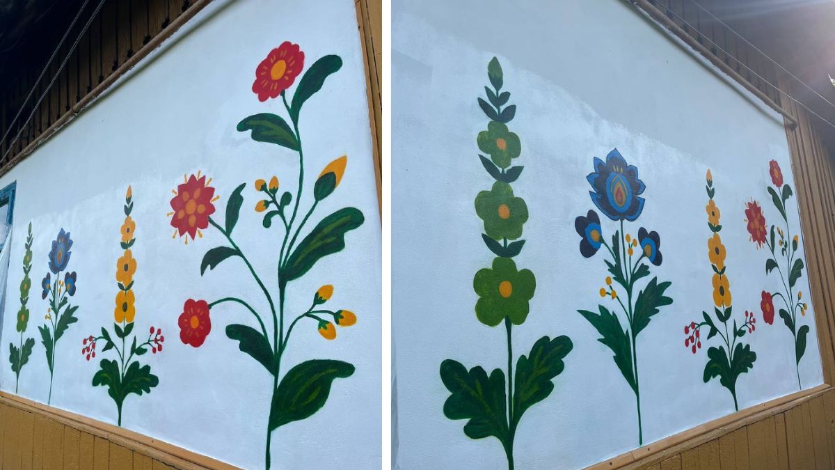 У музею у Ріпному розфарбували стіни