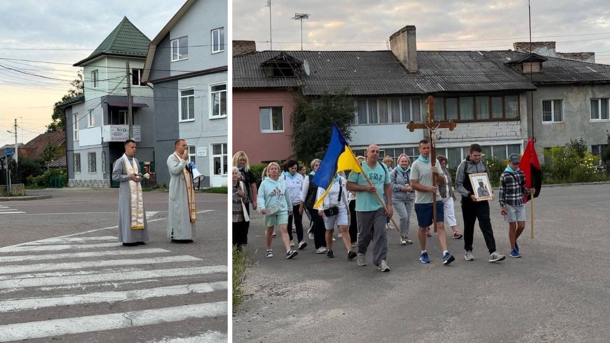 Паломники з Рожнятівщини пройшли 6 пішу прощу до Гошева