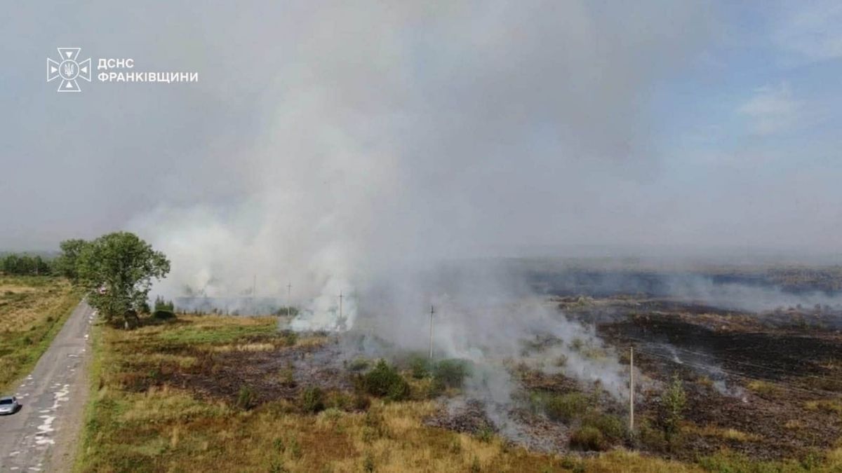 У селі на Калущині гасять масштабну пожежу