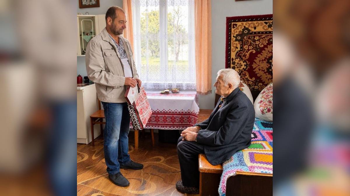 Житель Болехівщини Іван Марецький відзначив свій 100-й день народження