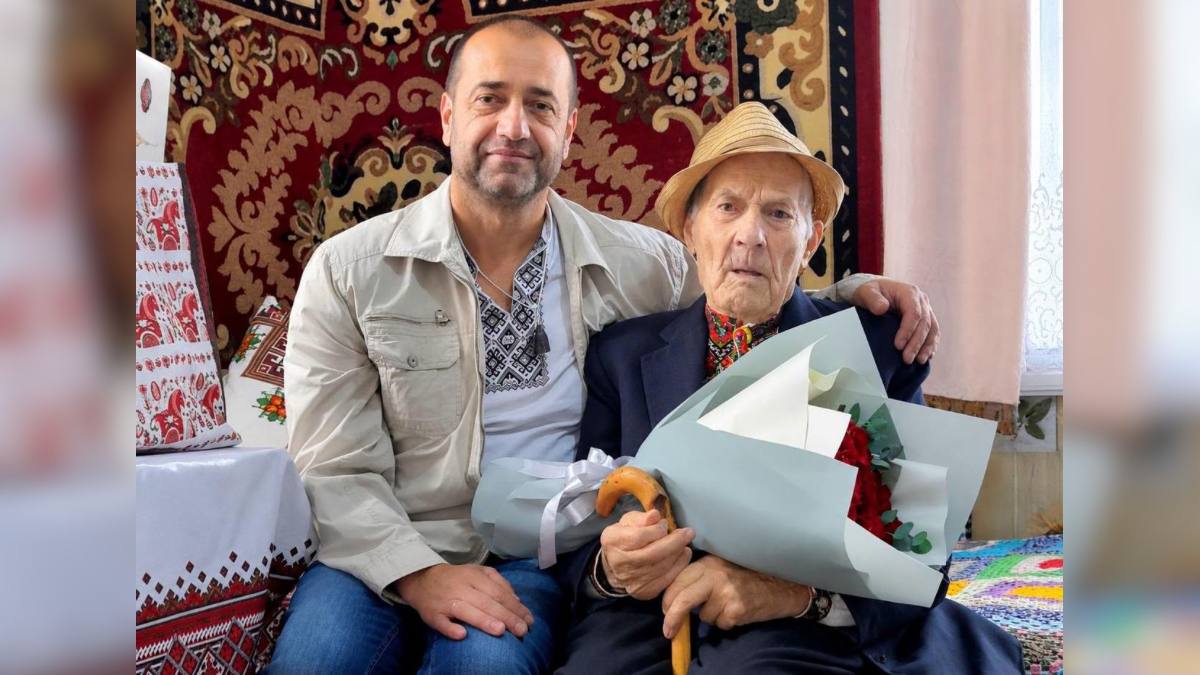 Житель Болехівщини Іван Марецький відзначив свій 100-й день народження